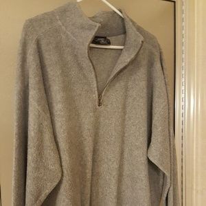 mens-Lee-zip-up-sweatshirt-large-gray